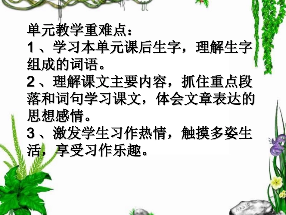 苏教版三下第二单元重难点知识树_第3页