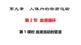 第2节血液循环