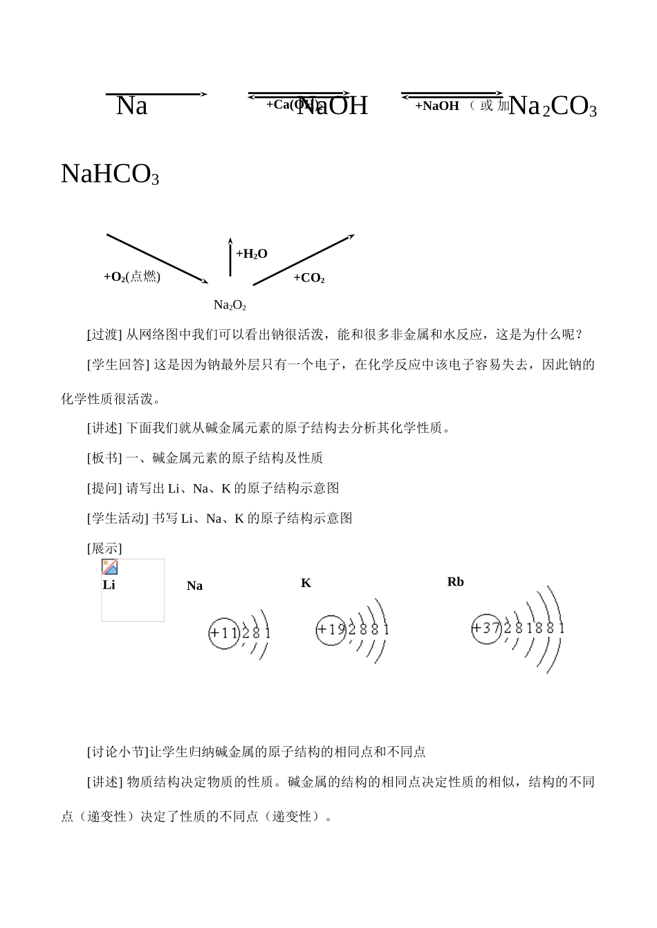 高中化学碱金属 复习上科版高一_第2页
