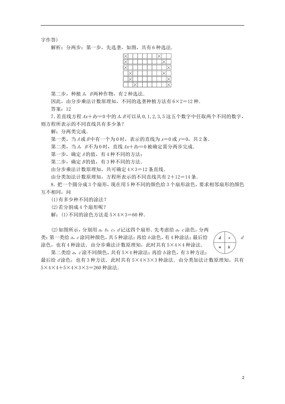 高中数学 第一章 1.1 第二课时 应用创新演练 新人教B版选修2-3_第2页