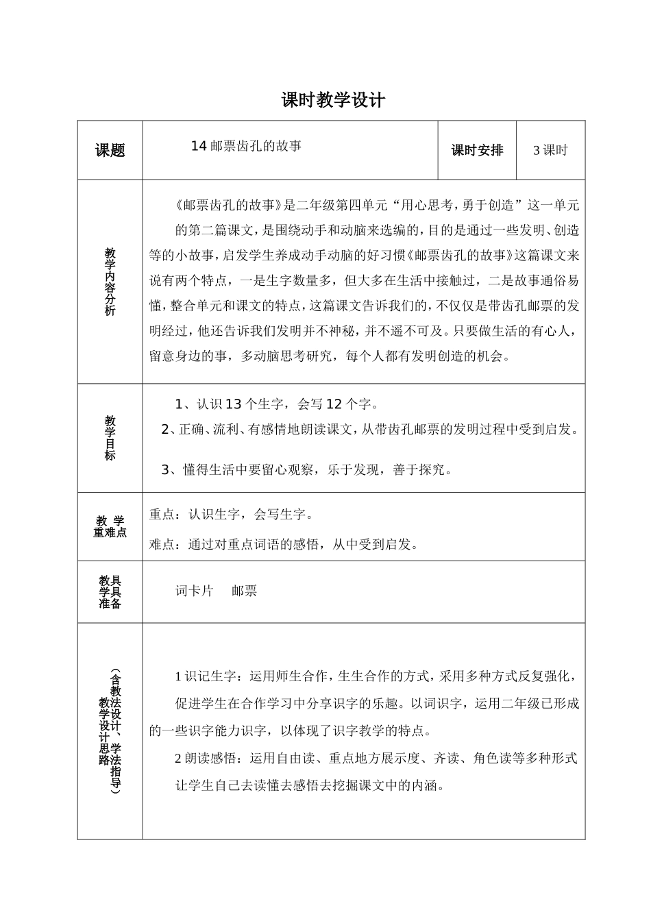 二年级下册邮票齿孔_第1页