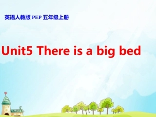 Unit-5-There-is-a-big-bed-read-and-write