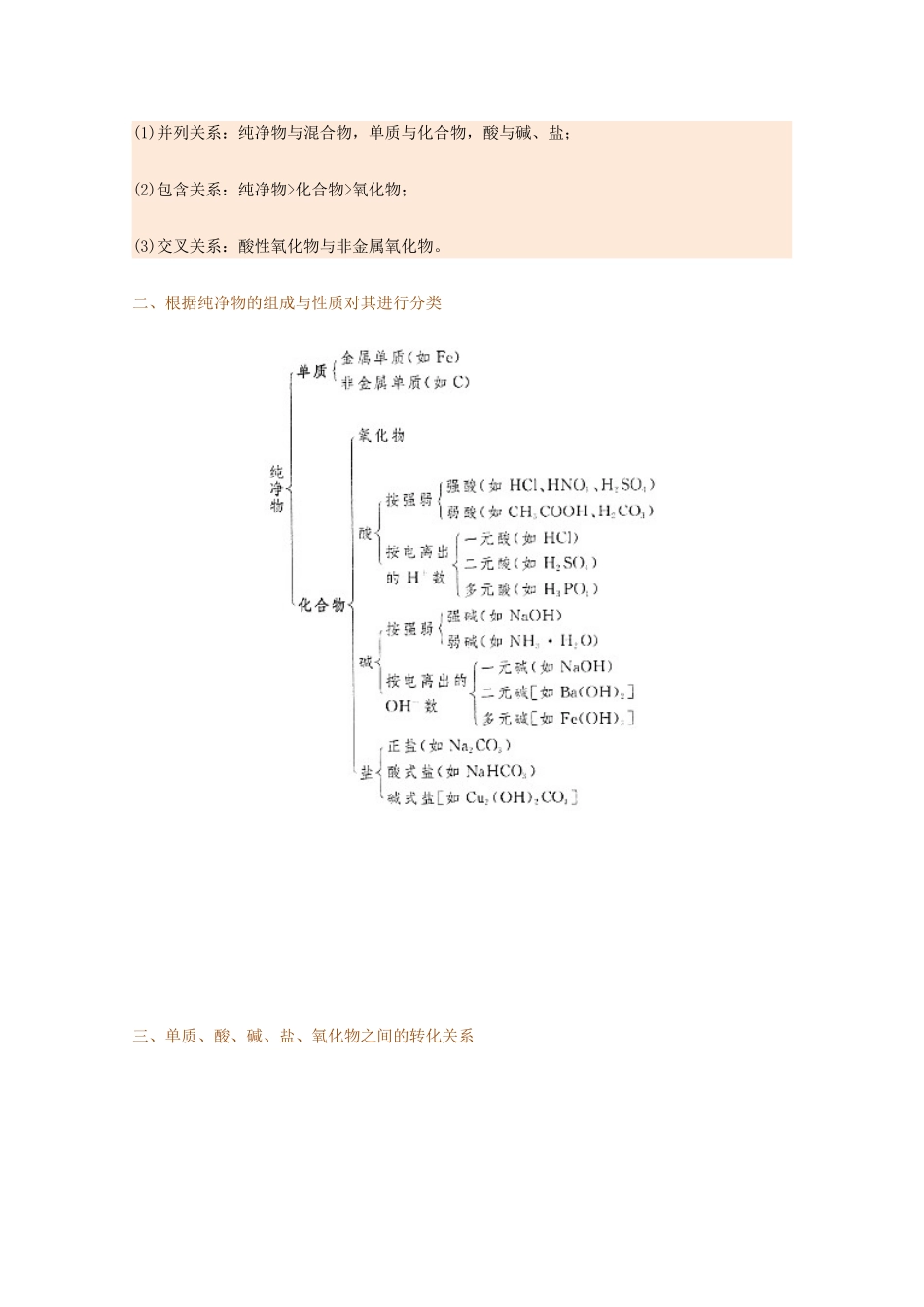 高中化学 每日一题 物质的分类方法 新人教版-新人教版高一全册化学试题_第3页