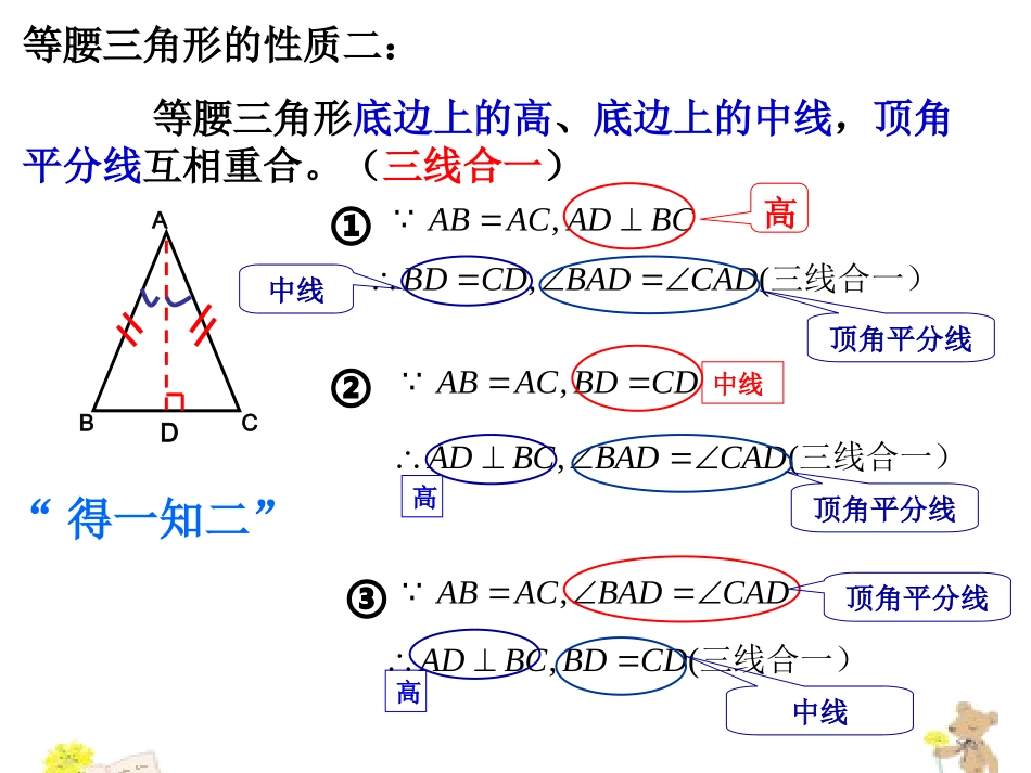 等腰三角形的性质-课件_第2页