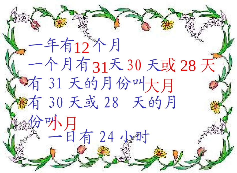 人教2011版小学数学三年级《年、月、日》-(4)_第3页