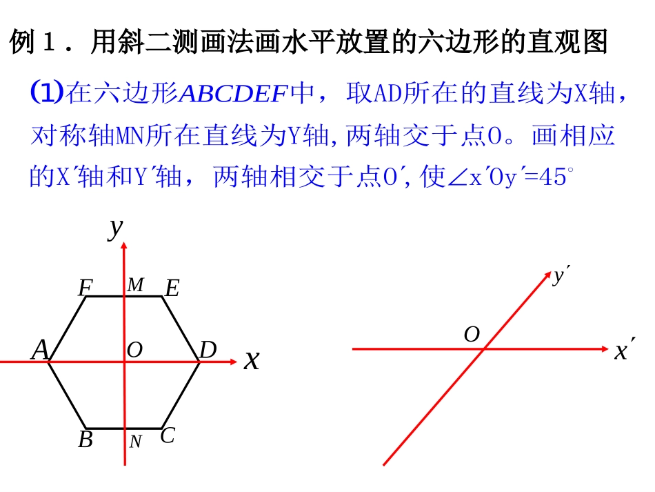 1.2.3空间几何体的直观图_第2页