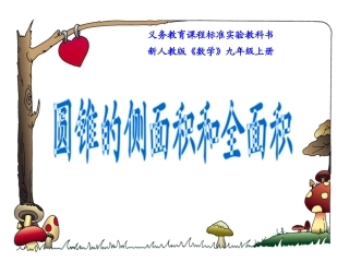 计算圆锥的侧面积和全面积
