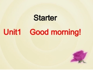 七年级英语上册Starter-Unit1第二课时