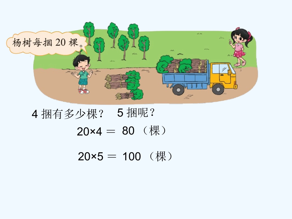 小学数学北师大2011课标版三年级《小树有多少棵》教学课件_第3页