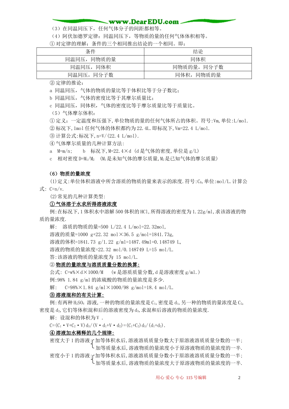 高一化学新教材期末复习知识分块探究一 苏教版_第2页