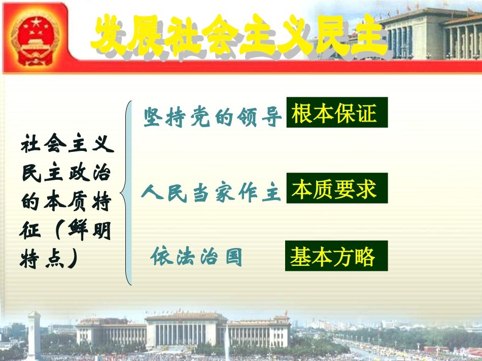 《2.2-发展社会主义民主》课件_第3页