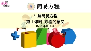 第1课时-方程的意义