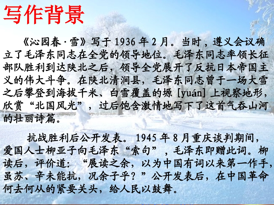 《沁园春·春》课件_第3页