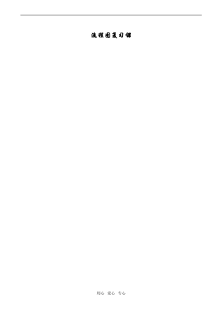 高二数学 流程图复习课