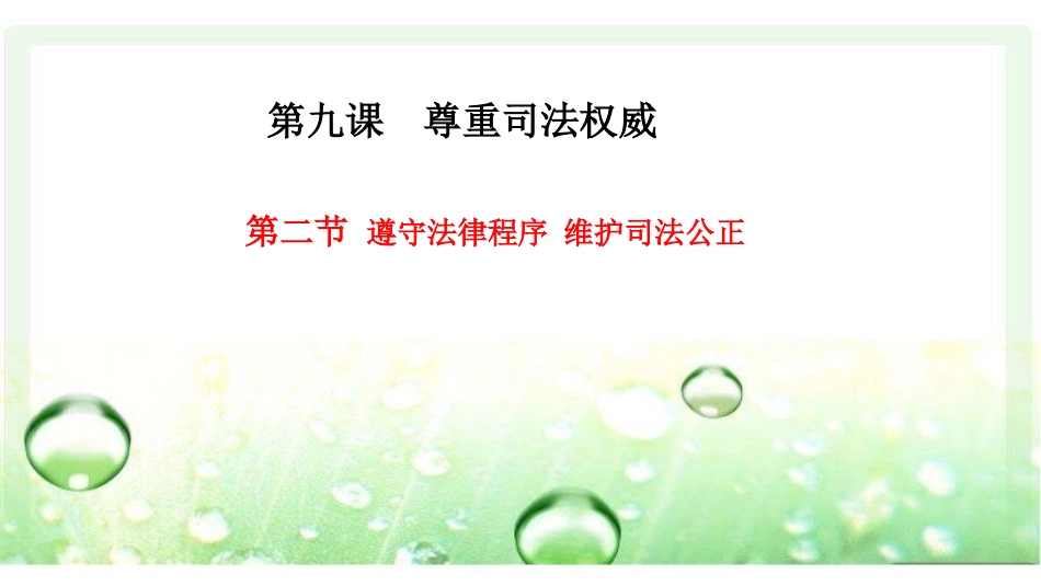 遵守法律程序维护司法公正_第2页