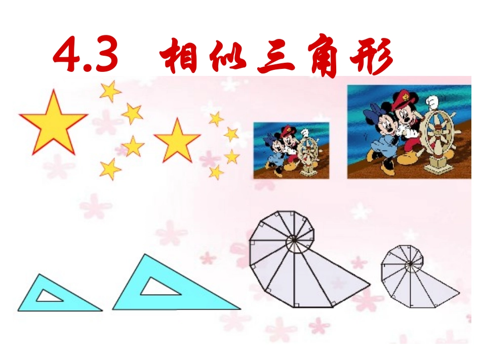 4.3相似三角形_第1页