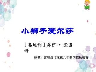 28小狮子爱尔莎
