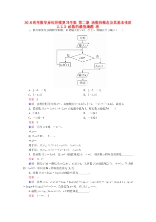 高考数学异构异模复习 第二章 函数的概念及其基本性质 2.2.2 函数的最值撬题 理-人教版高三全册数学试题