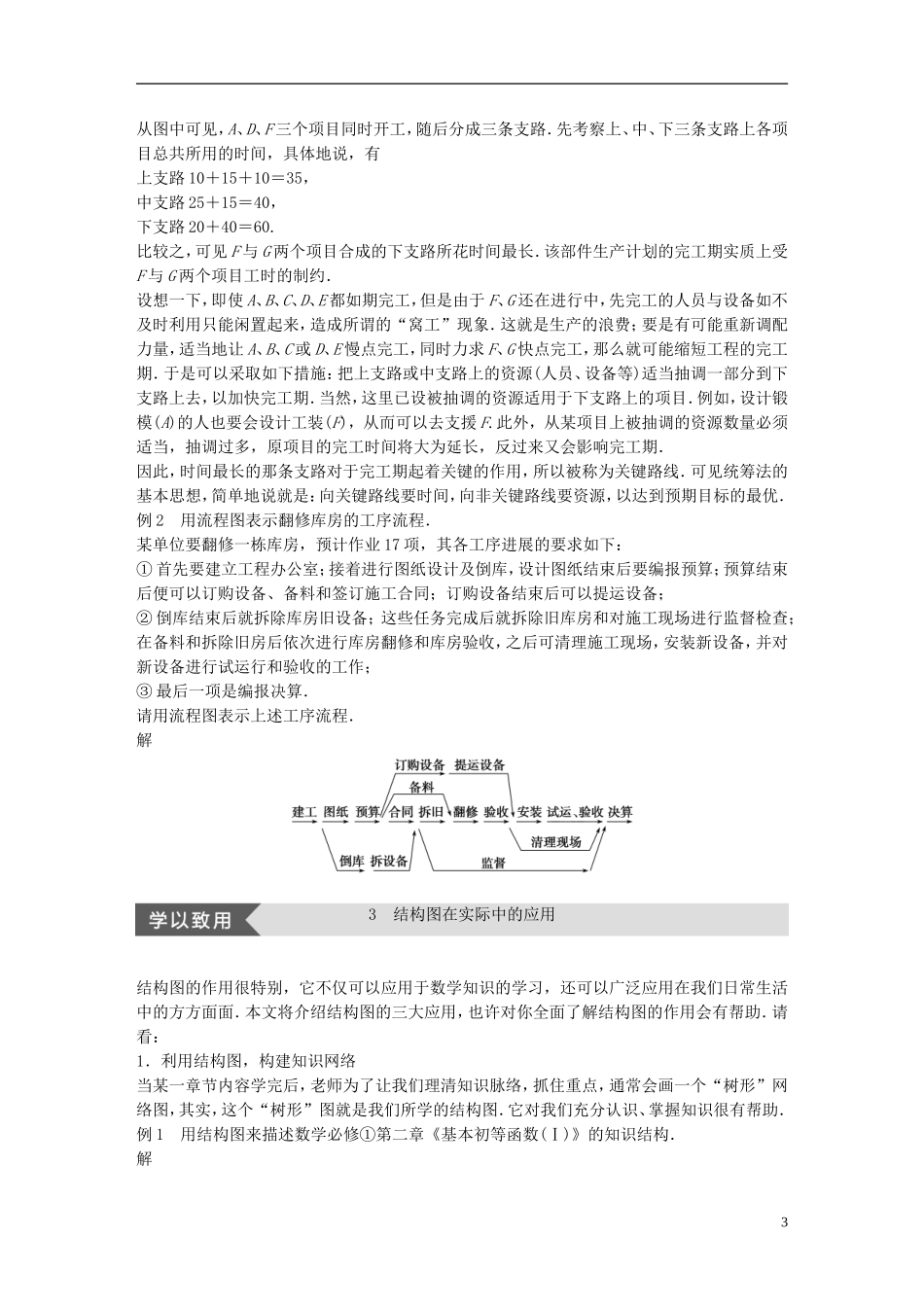 高中数学 第四章 框图课时作业 新人教A版选修1-2-新人教A版高二选修1-2数学试题_第3页