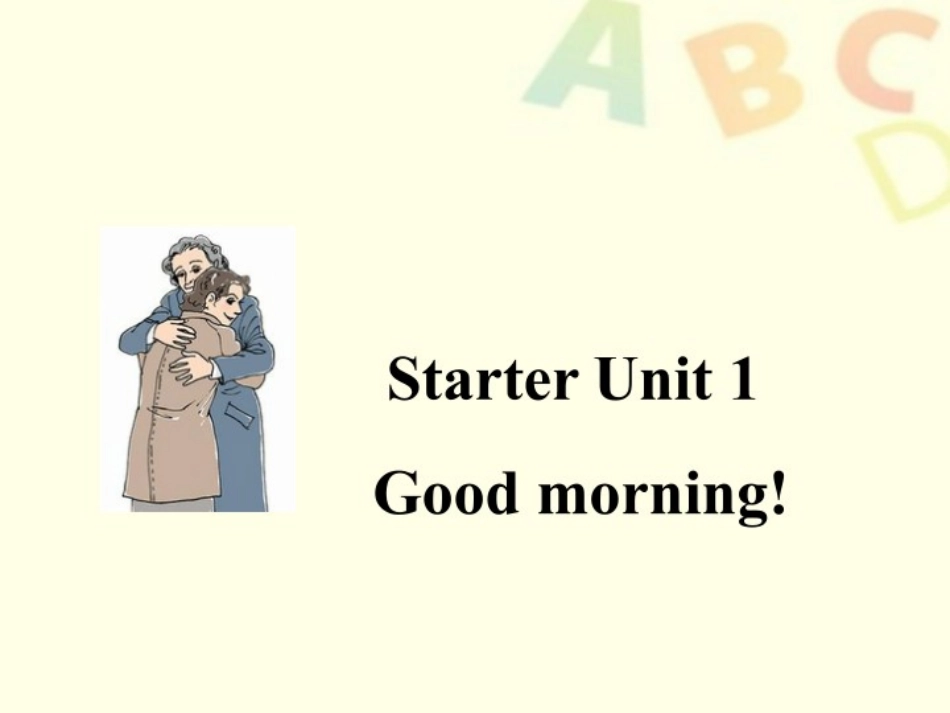 StarterUnit1Goodmorning_第2页