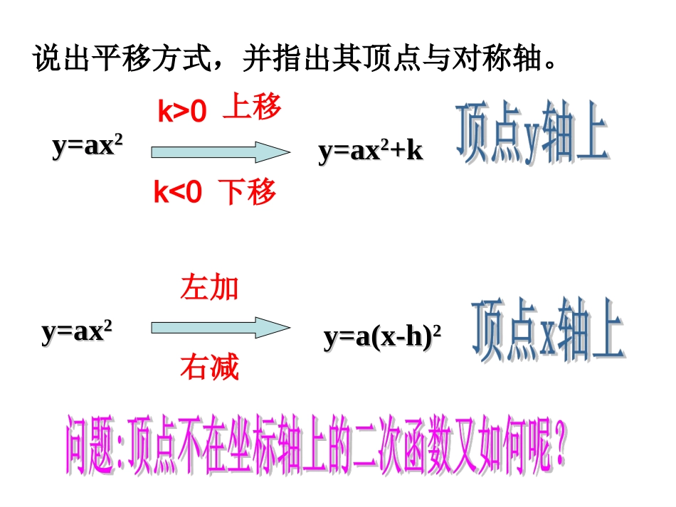 二次函数y=a(x-h)2+k的图象和性质-(4)_第2页