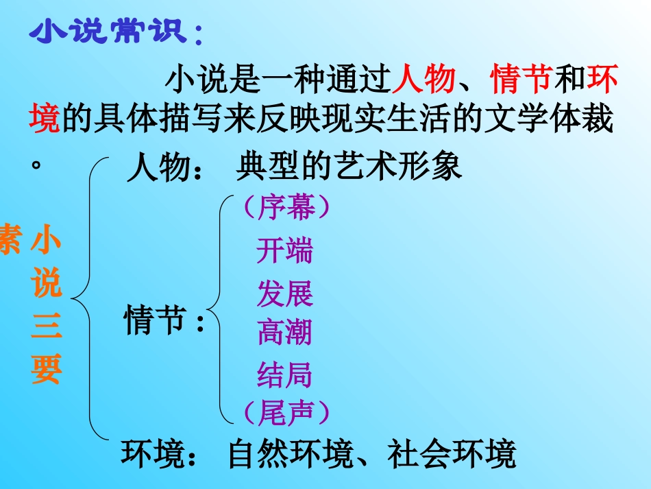 09届考生一轮回归课文复习课件：祝福_第3页