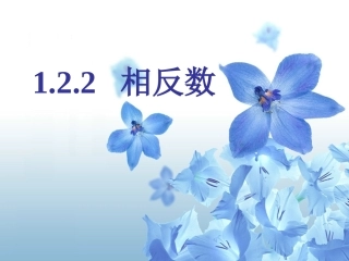 1.2.2相反数与绝对值-(2)