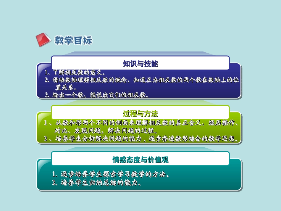 课件.2.3相反数(2013人教版新)_第2页