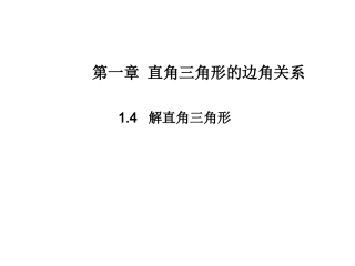4解直角三角形-(2)