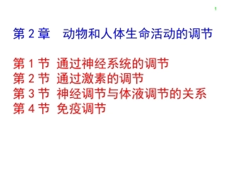 通过神经系统的调节——10.05