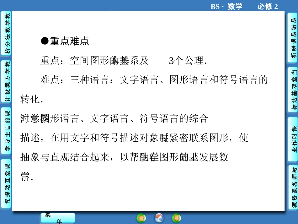《1.4.1--空间图形基本关系的认识--1.4.2--空间图形的公理公理1、2、3》课件-5_第3页