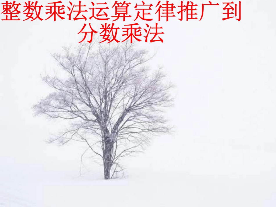 分数乘法(运算定律的运用)_第1页