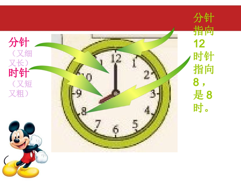 小学数学人教2011课标版一年级7-认识钟表_第3页