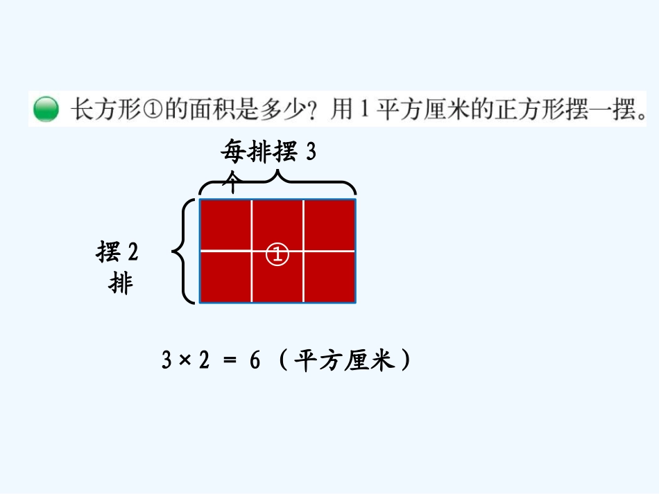 小学数学北师大2011课标版三年级课件《长方形面积》西北街小学卫仙梅_第2页