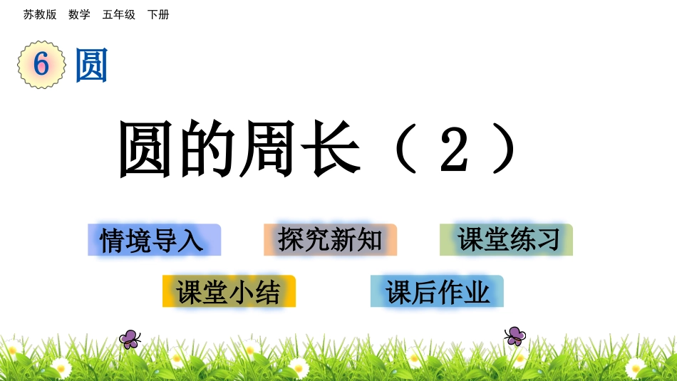 5.圆周长公式的应用_第1页