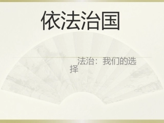 第六课依法治国