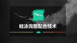 蛙泳完整动作