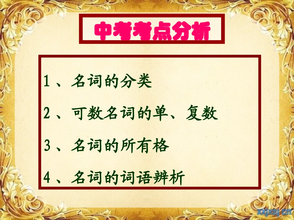 2012中考英语复习之名词及其练习_第2页