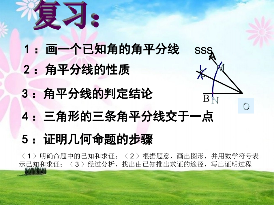 角平分线的复习课_第3页