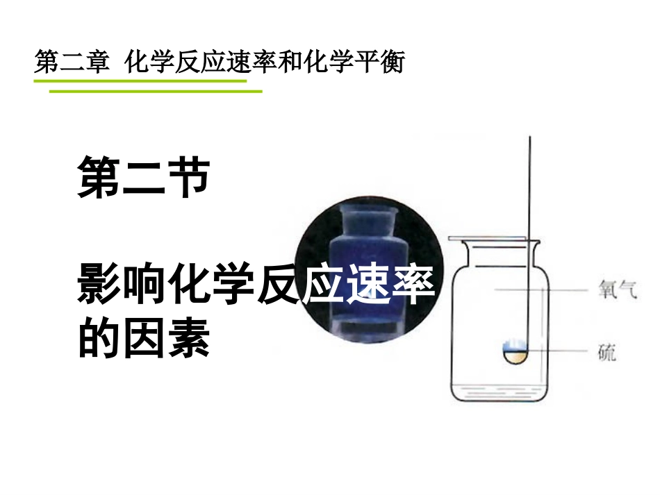 2.2影响化学反应速率的因素_第1页