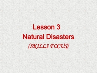 Lesson3NaturalDisasters