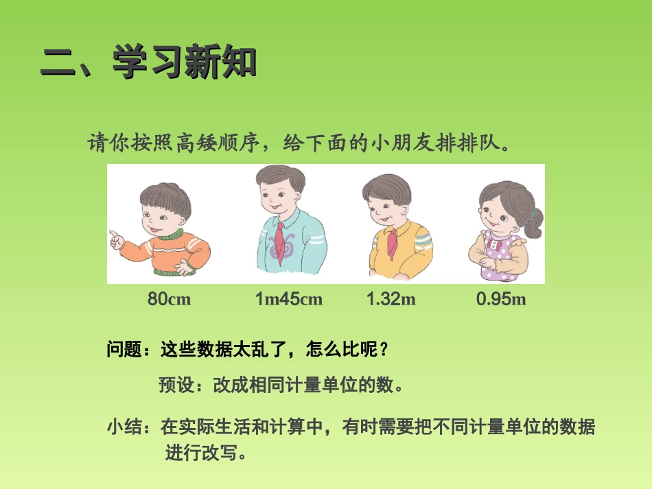 小学数学2011版本小学四年级小数与单位换算(1)_第3页