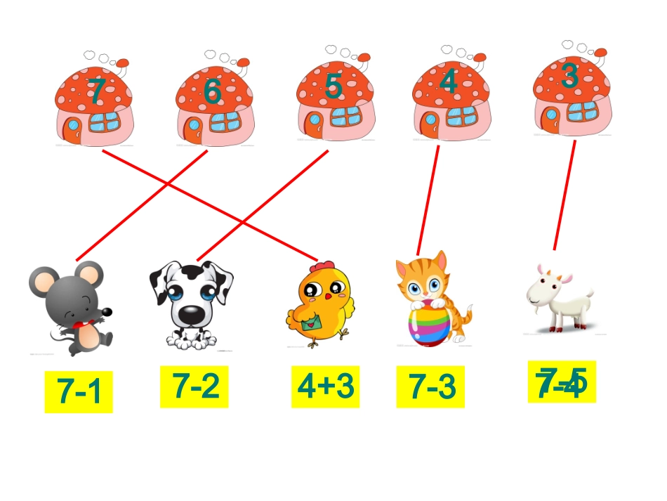 小学数学人教2011课标版一年级6-7加减法_第3页