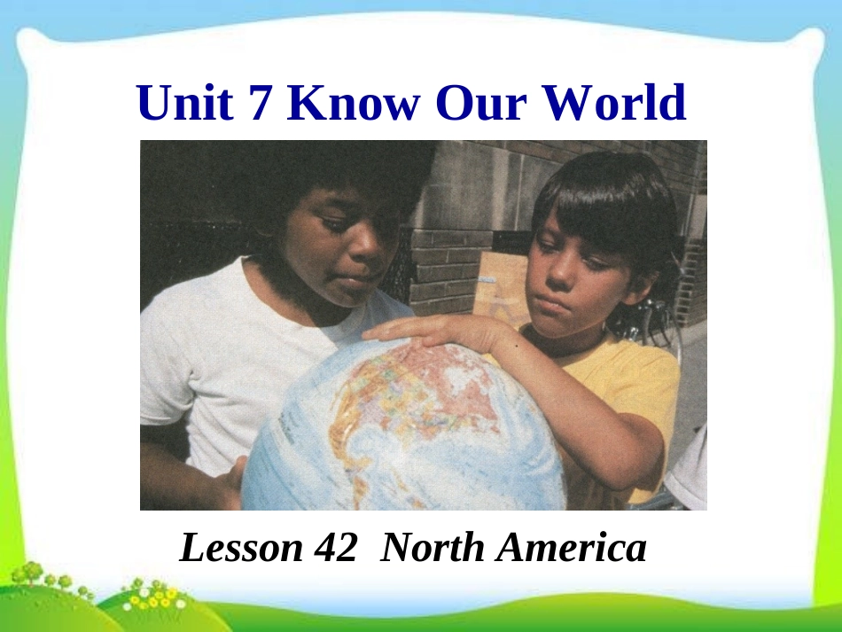 Lesson42NorthAmerica_第1页