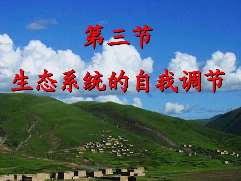 生态系统的自我调节_第1页