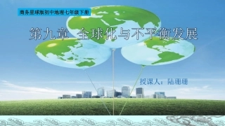 第九章全球化与不平衡发展