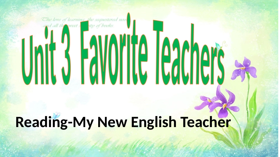 ReadingMyNewEnglishTeacher_第2页