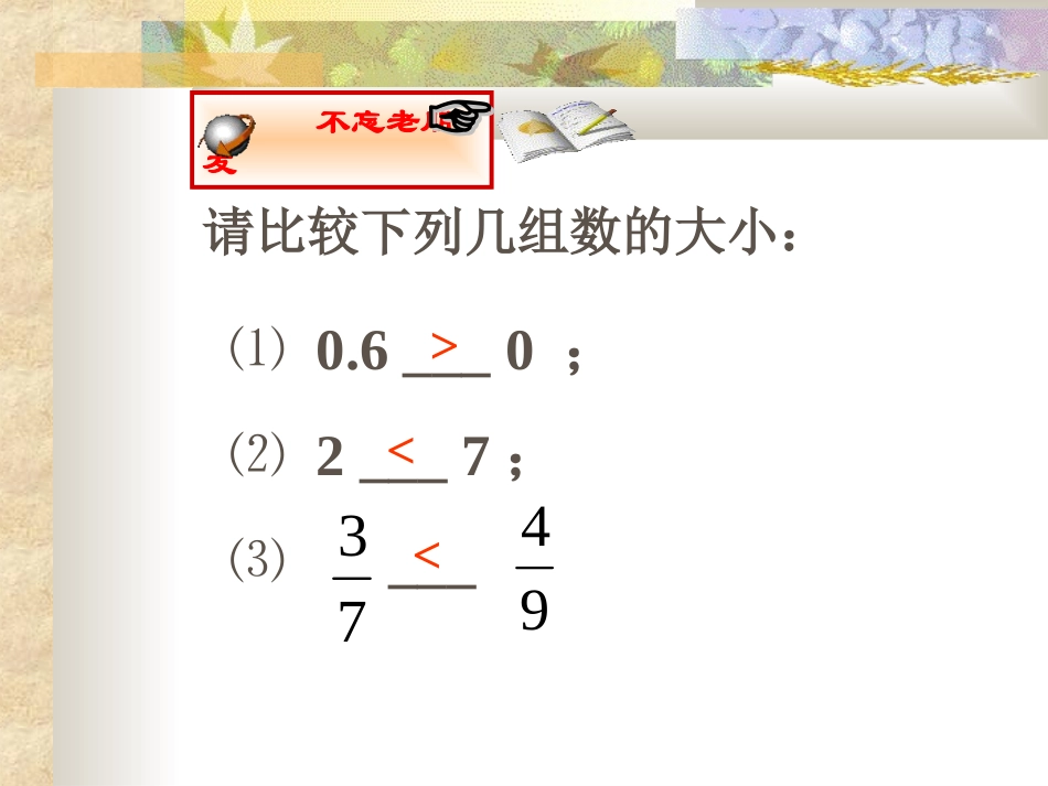 1.4有理数的大小比较.4-有理数大小的比较课件-_第1页