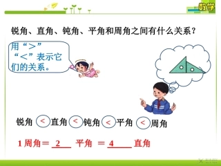 【素材】《角的分类》例题(人教)