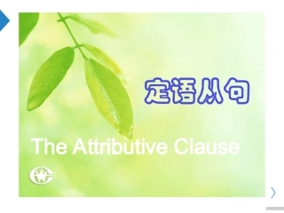 第五专题-定语从句一